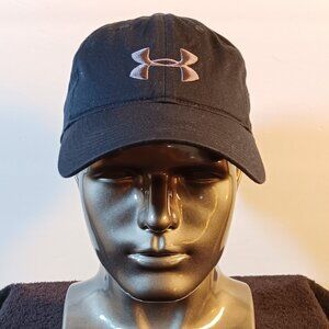 UNDER ARMOUR GOLF HAT - ADJUSTABLE - BLACK